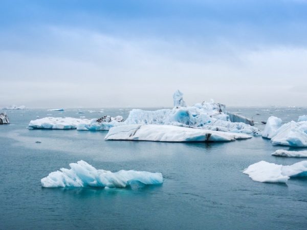 Imagen del deshielo debido al cambio climático